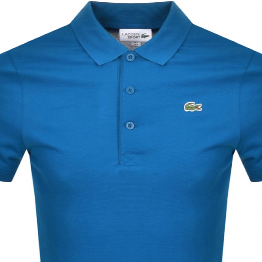 Alternative Image for ProductLacoste Sport Short Sleeved Polo T Shirt Blue2